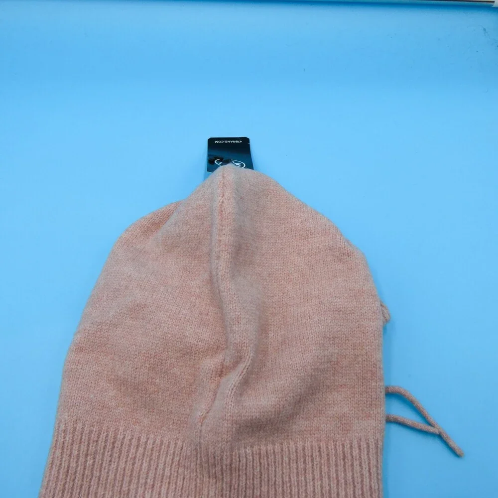 '47 Brand Chicago Bulls Winter Hat Womens Light Pink‎ Snood Hood Unisex NBA New